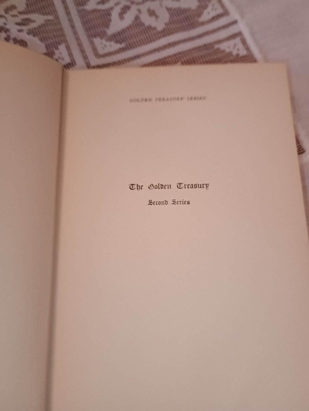 1906 THE GOLDEN TREASURY OF SONGS AND LYRICS FRANCIS T PALGRAVE 1st & 2nd Series - Picture 11 of 14